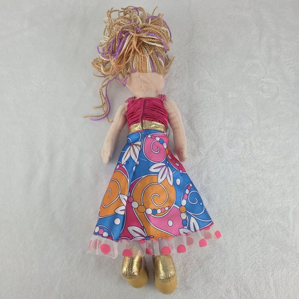 Groovy Girls Princess Ella Soft Doll Pink Dress Gold Shoes Manhattan Toy 2013 - Picture 5 of 12